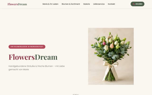 Website von FlowersDream